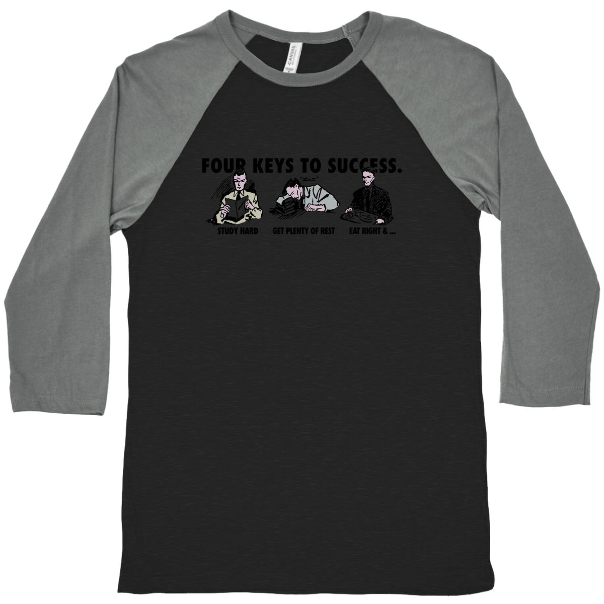 Four Keys to Success Baseball Tee Unisex