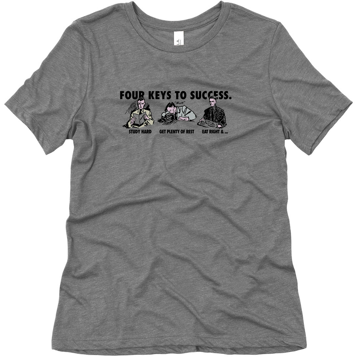 Four Keys to Success Womens Triblend Tee Unisex