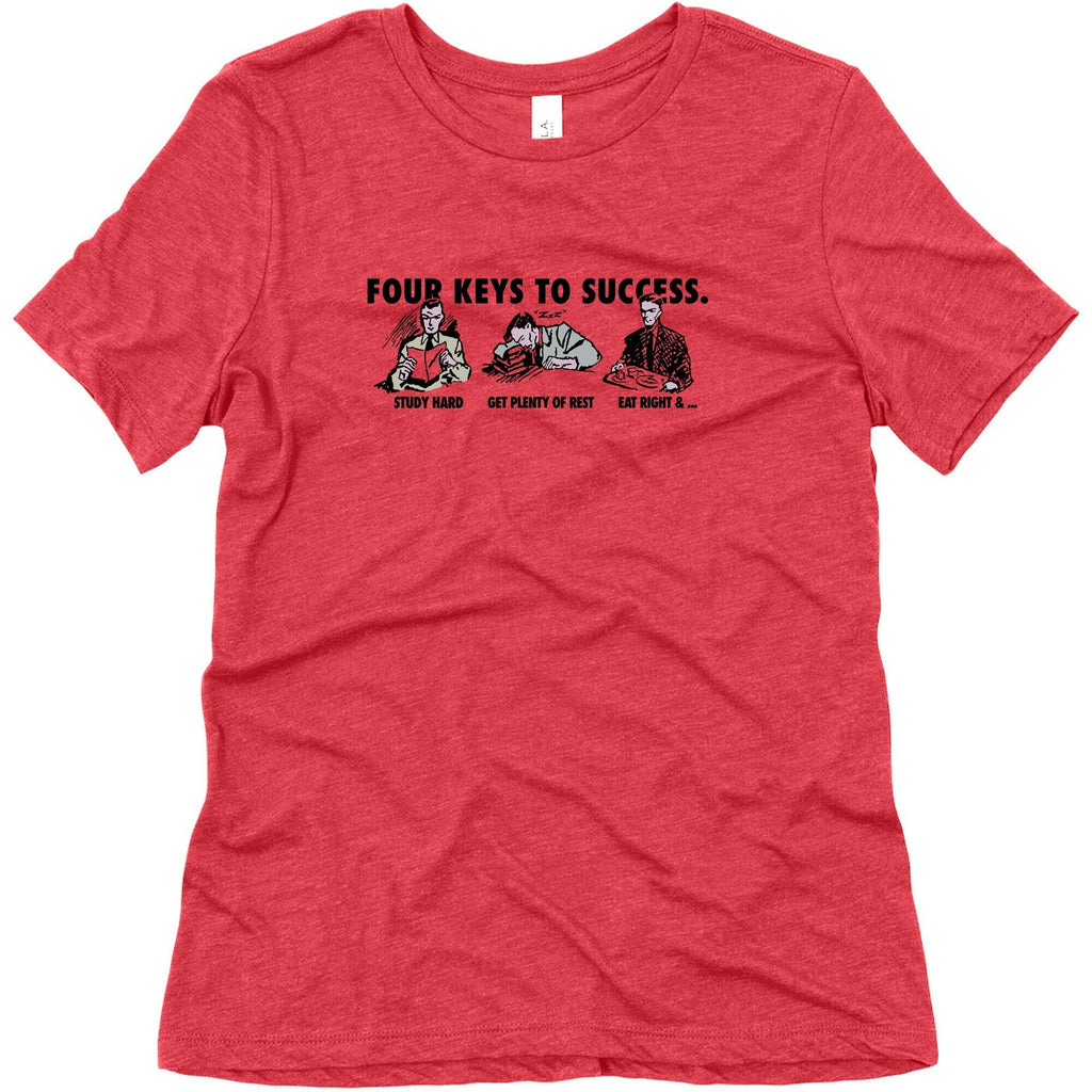 Four Keys to Success Womens Triblend Tee Unisex