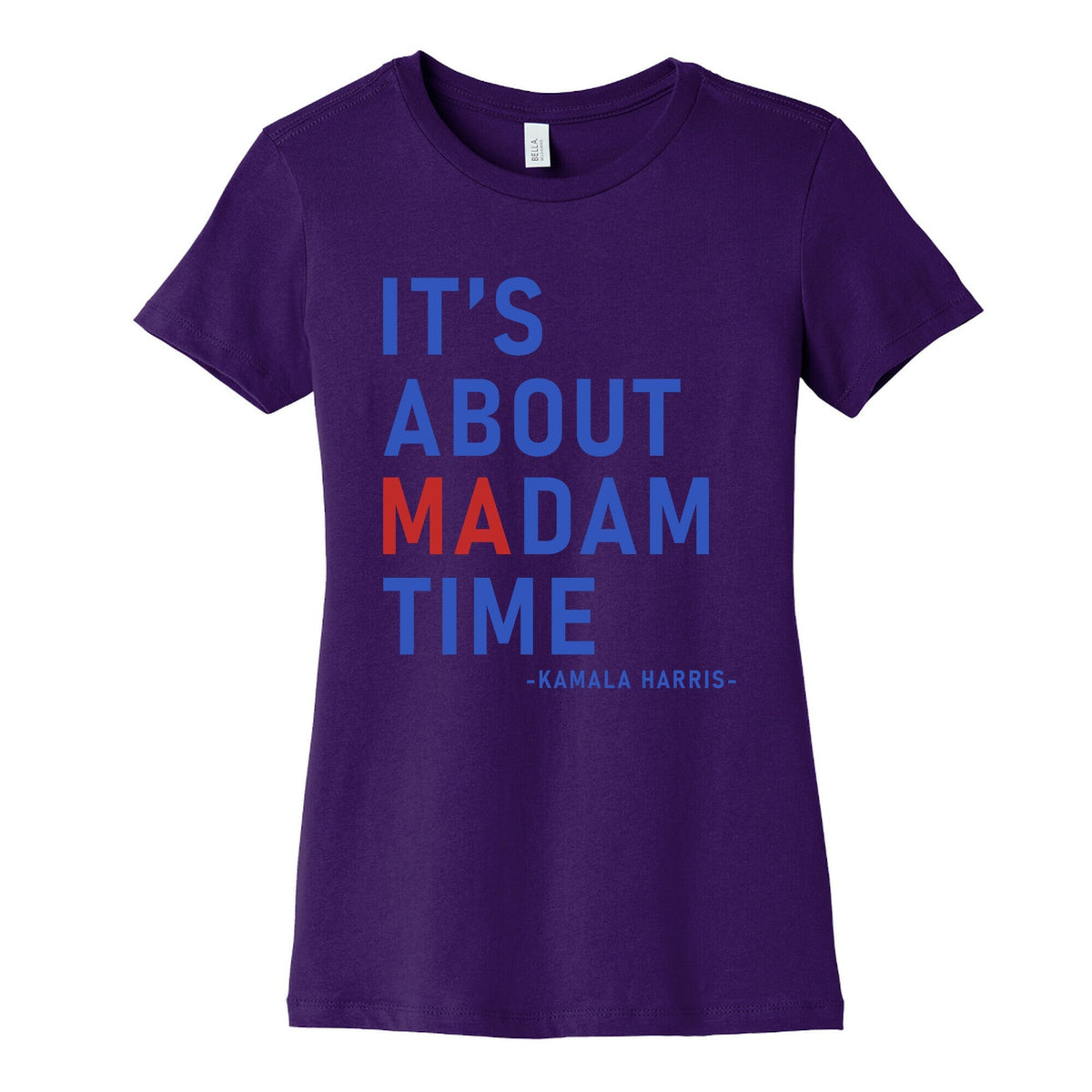 Its About Madam Time Kamala Womens Cotton Tee Unisex