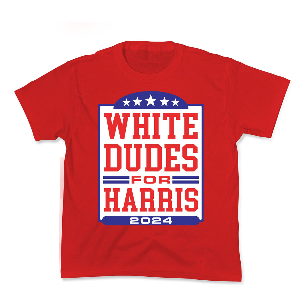 White Dudes for Harris 2024 Kids Tee Unisex