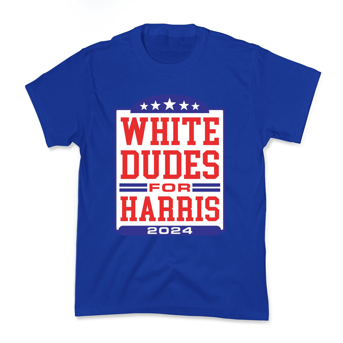 White Dudes for Harris 2024 Kids Tee Unisex