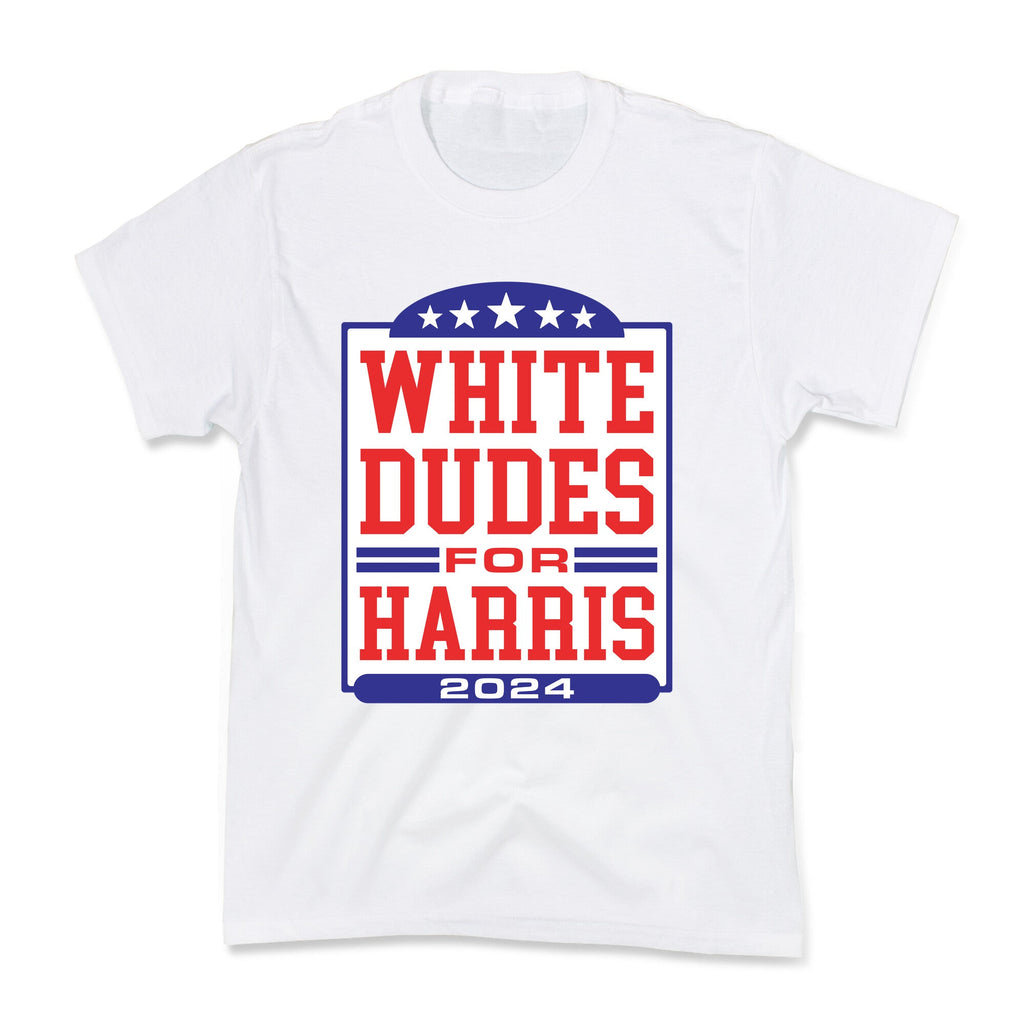 White Dudes for Harris 2024 Kids Tee Unisex