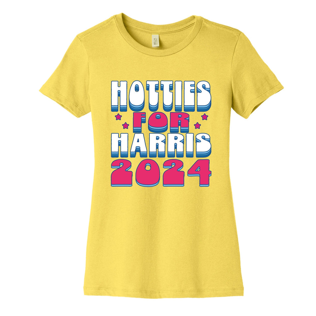 Hotties for Kamala Harris Womens Cotton Tee Unisex