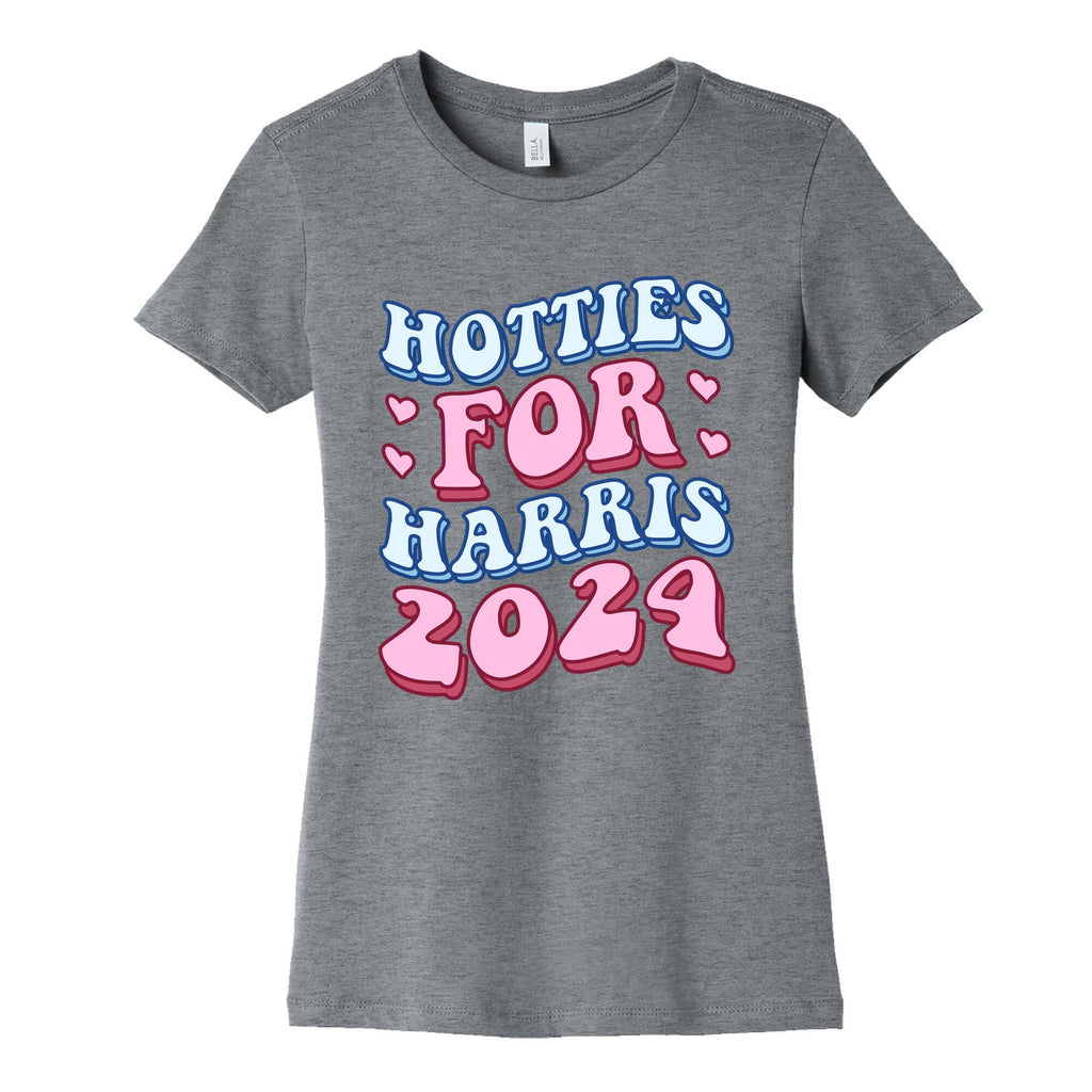 Hotties for Harris 2024 Womens Cotton Tee Unisex