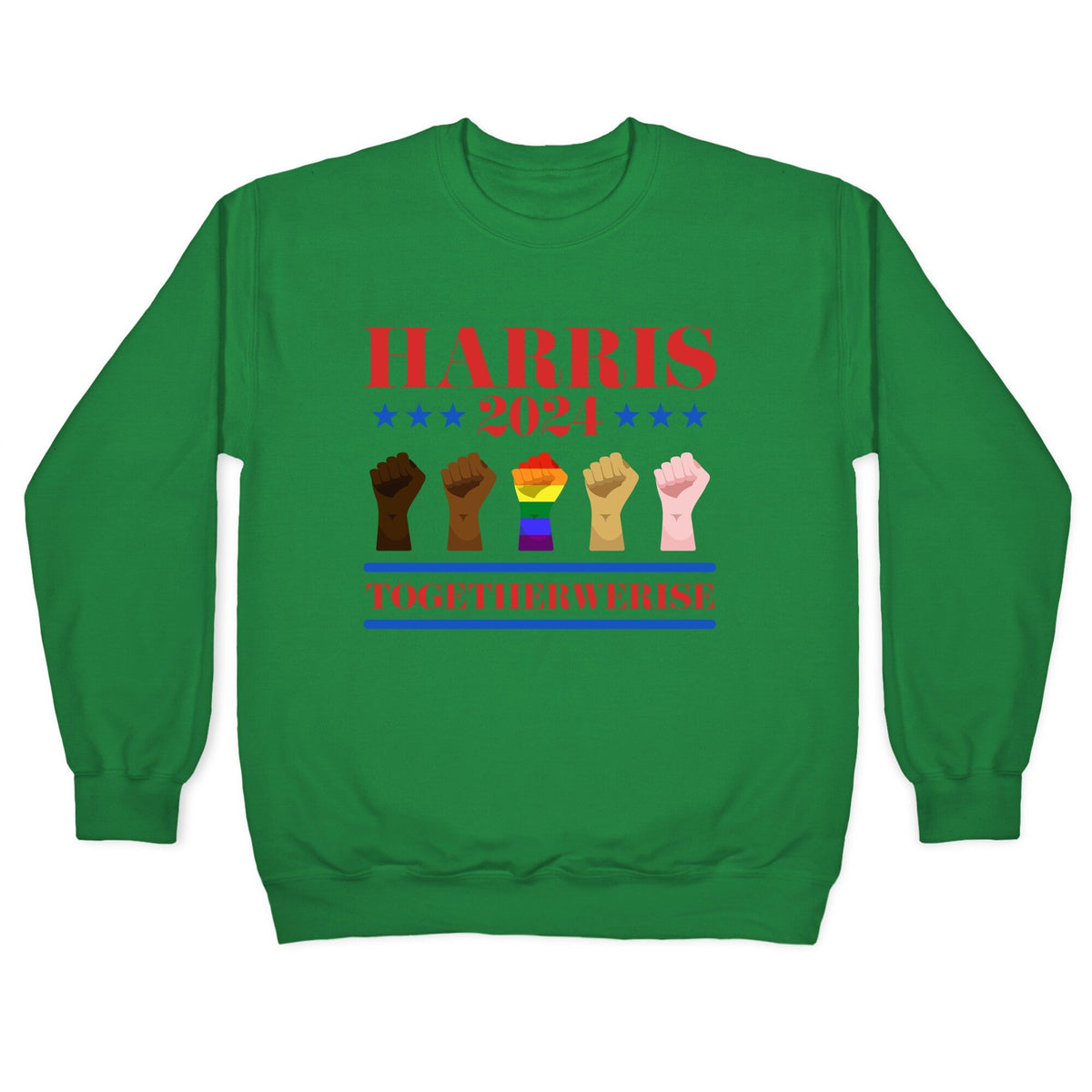 Together We Rise Harris 2024 Crewneck Unisex