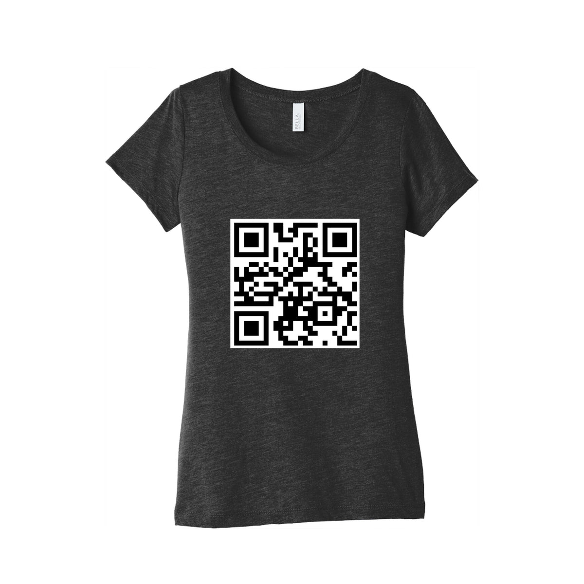 QR Code Womens Triblend Tee Unisex