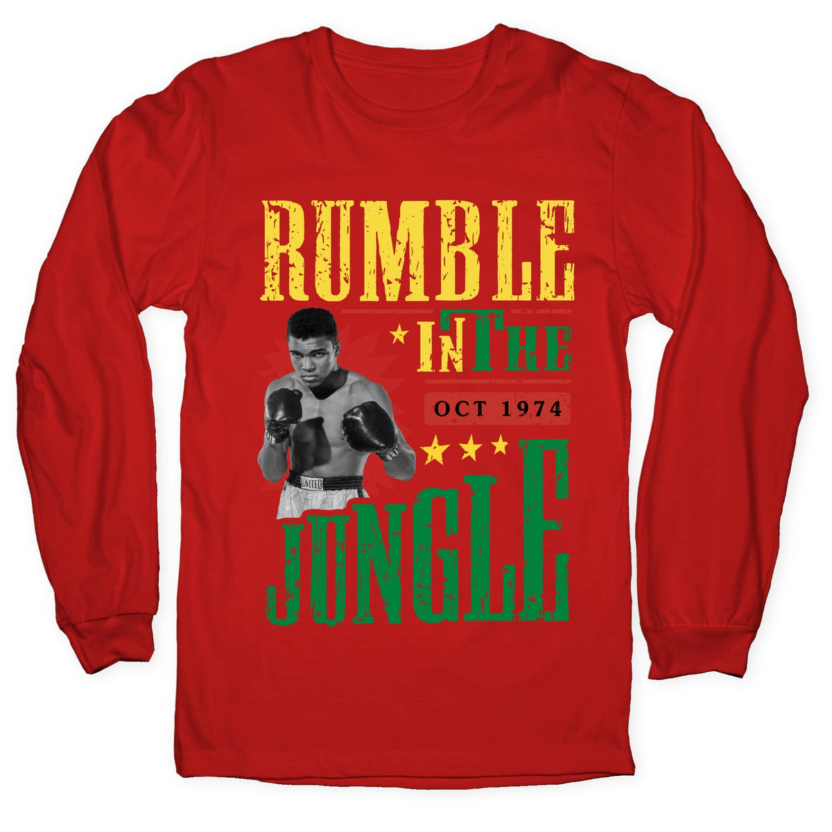 Rumble in the Jungle Longsleeve Tee Unisex