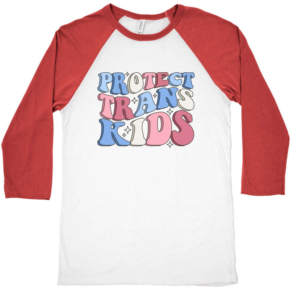 Protect Trans Kids Baseball Tee Unisex