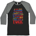A Fuck Must Be Earned Baseball Tee Unisex