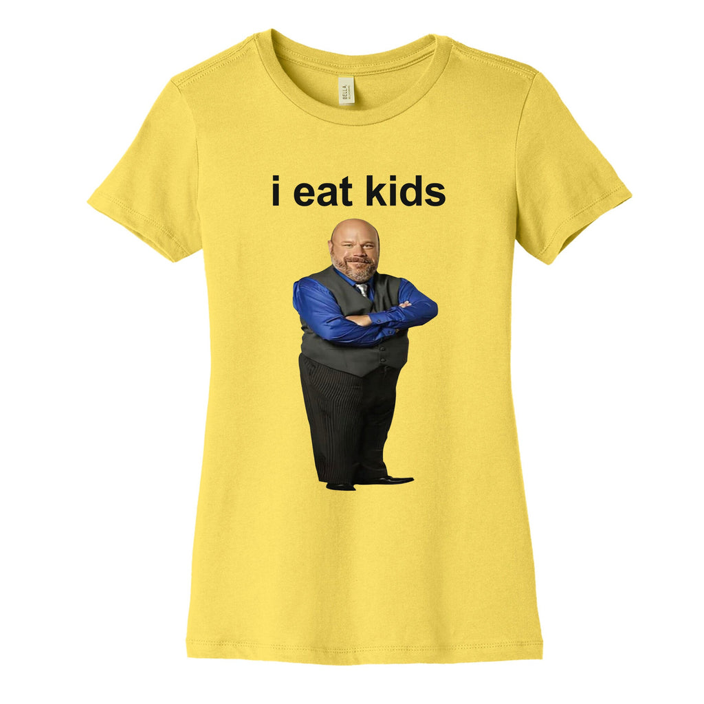 I Eat Kids Womens Cotton Tee Unisex