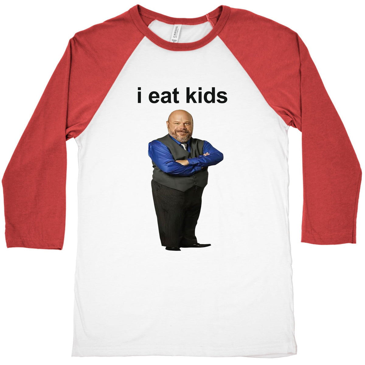 I Eat Kids Baseball Tee Unisex