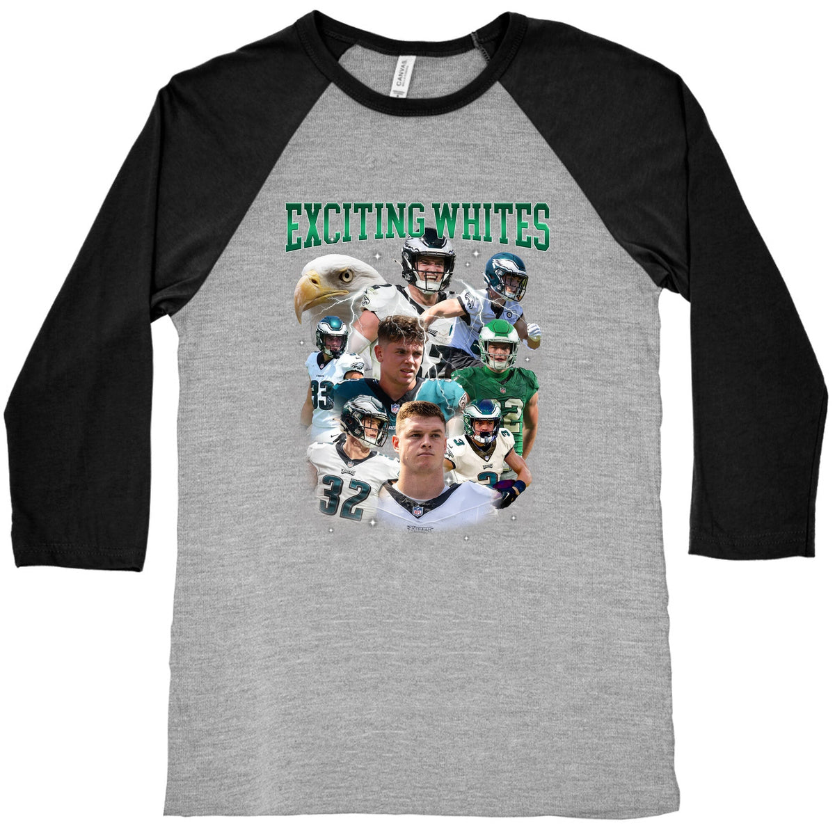 Exciting Whites Baseball Tee Unisex