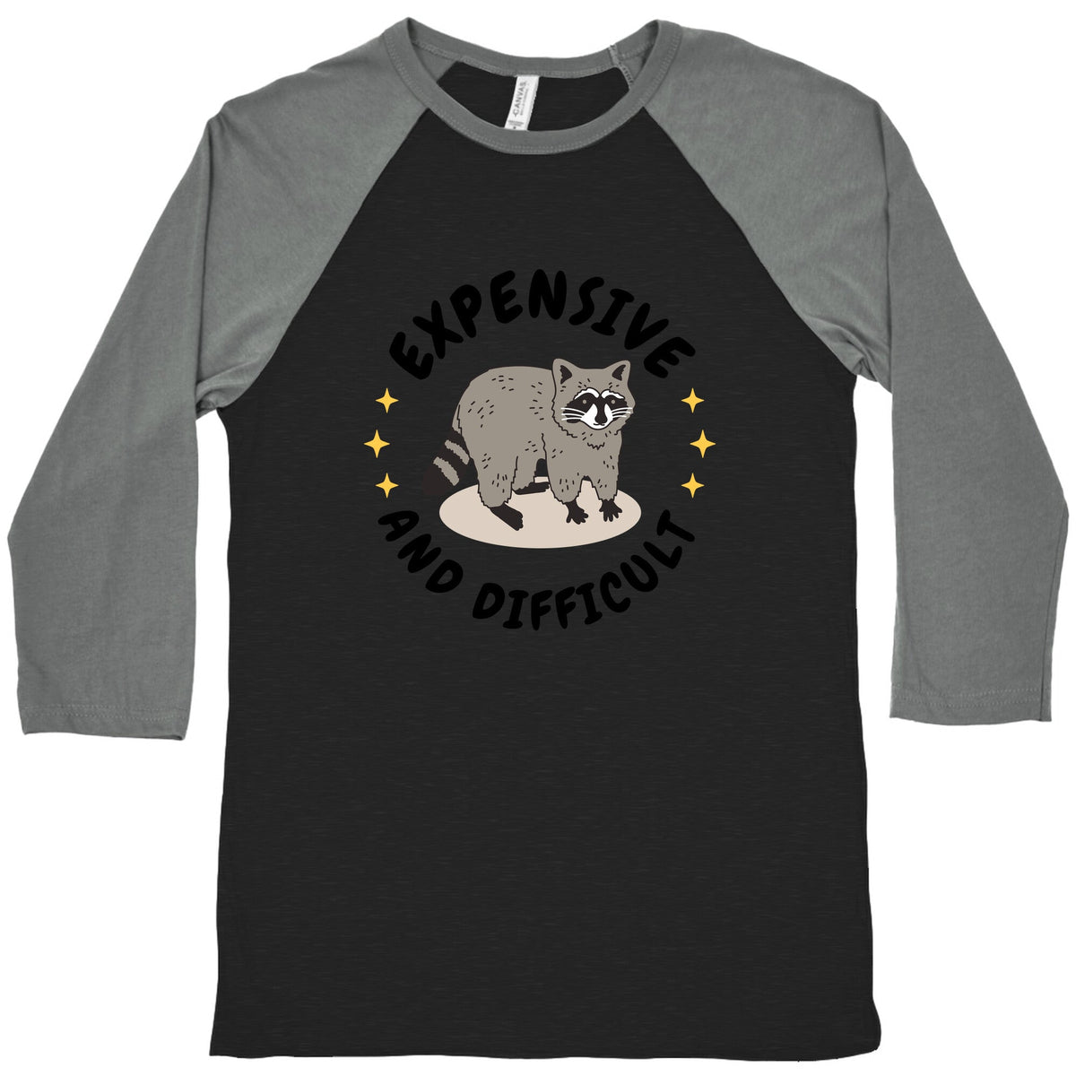 Expensive and Difficult Trash Animal Baseball Tee Unisex