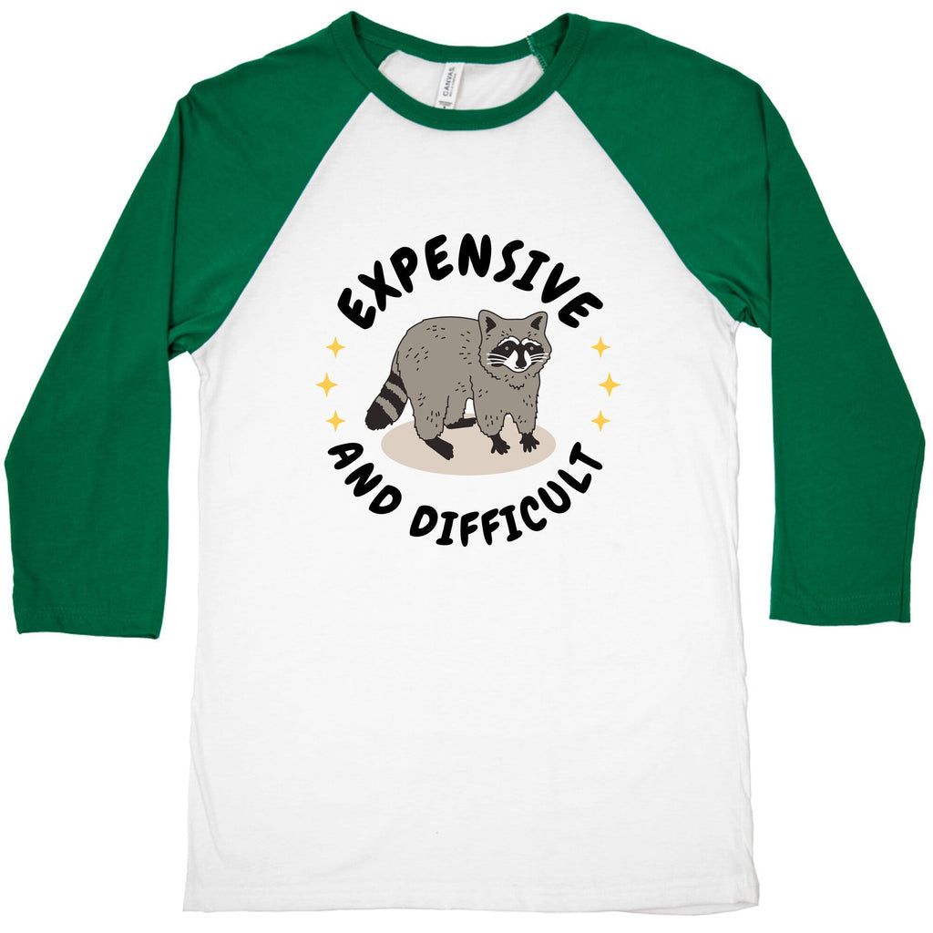Expensive and Difficult Trash Animal Baseball Tee Unisex