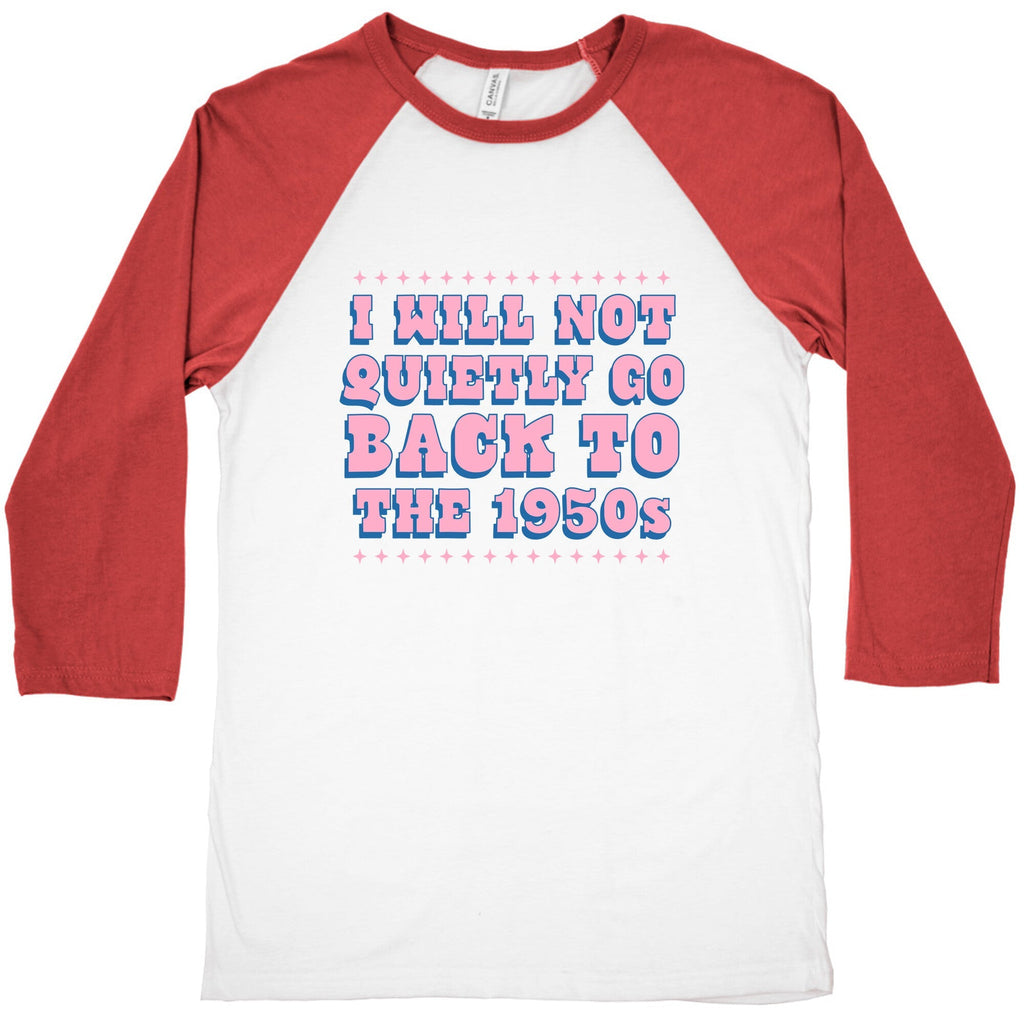 Back to the 1950s Baseball Tee Unisex
