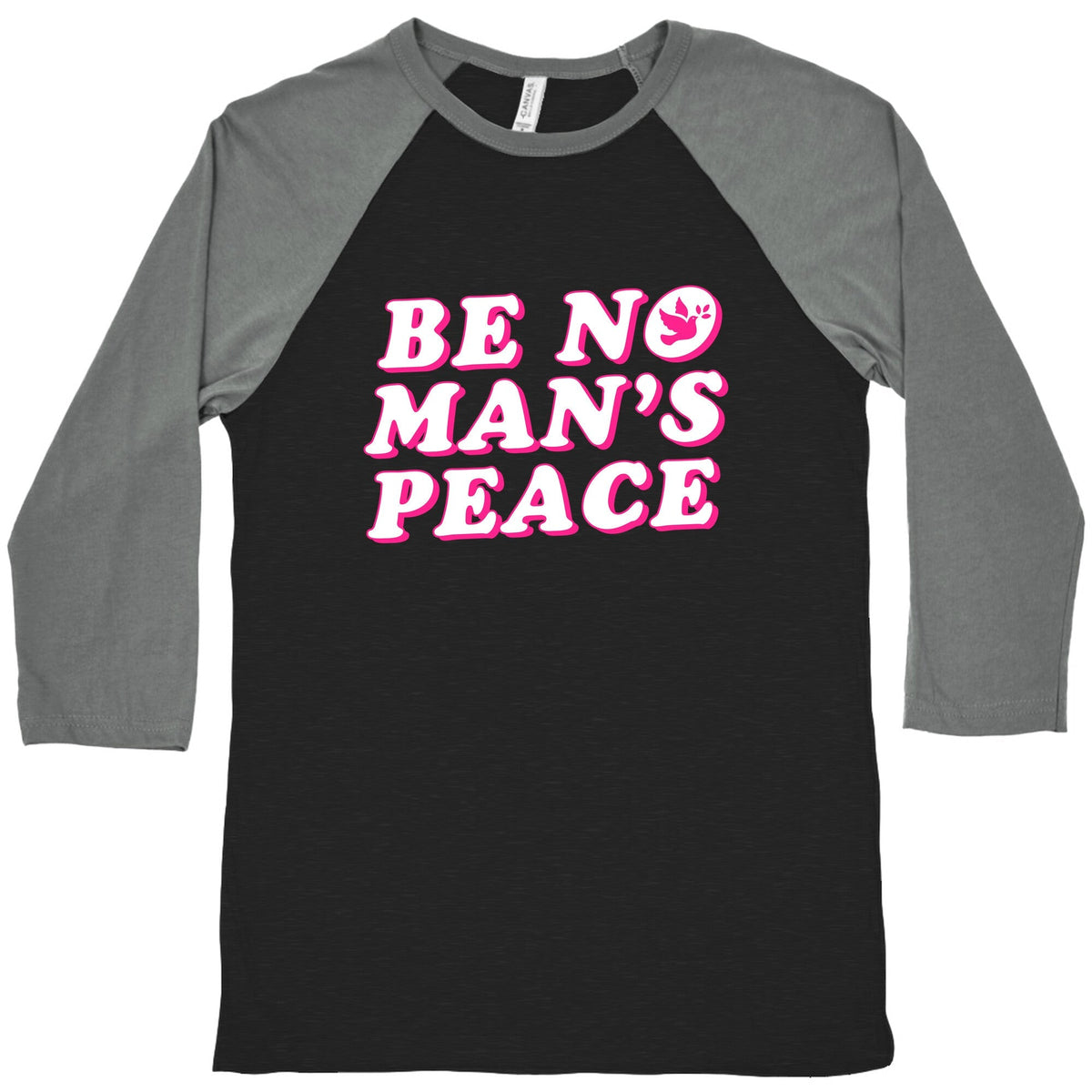 Be No Mans Peace Baseball Tee Unisex