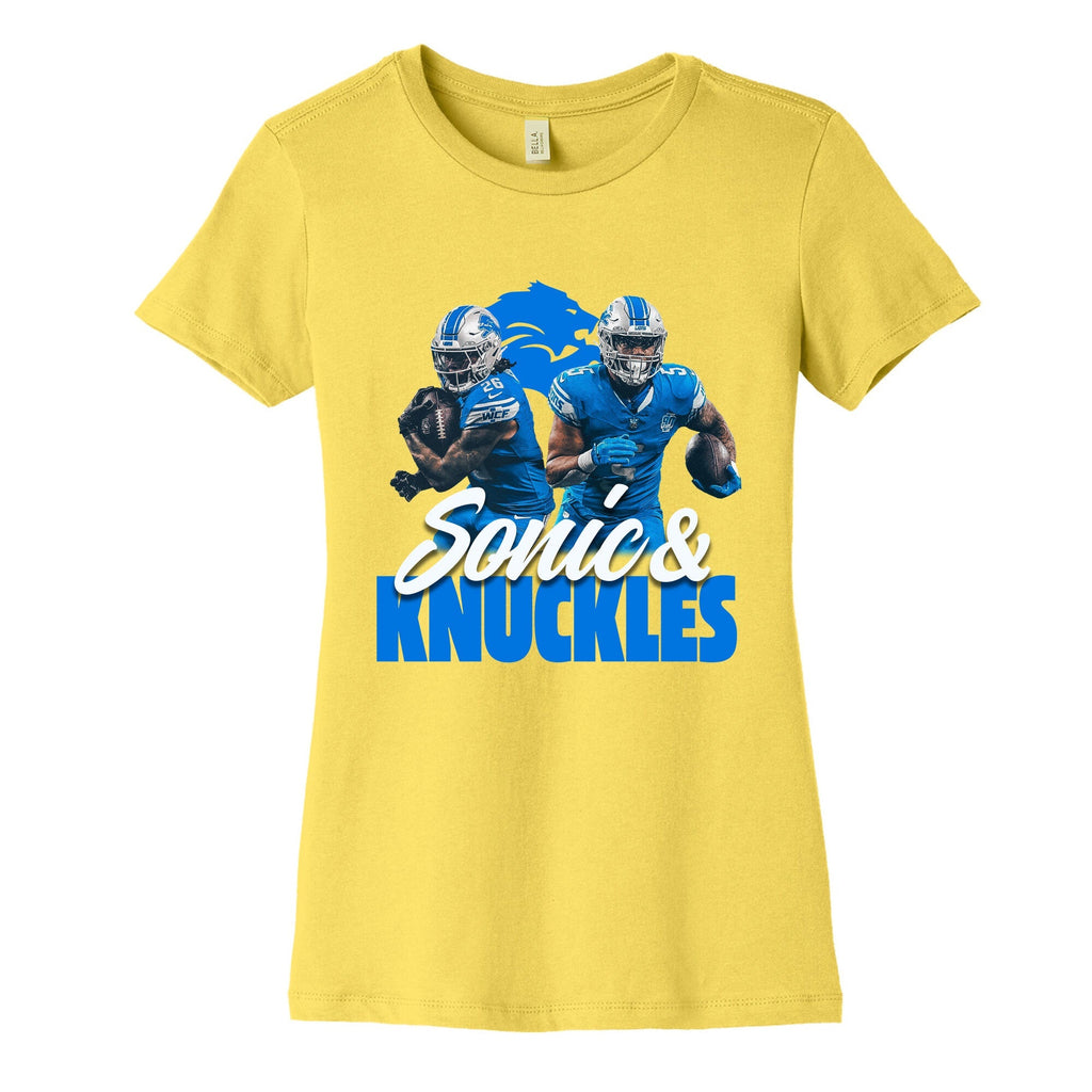 Sonic Knuckles Lions Womens Cotton Tee Unisex
