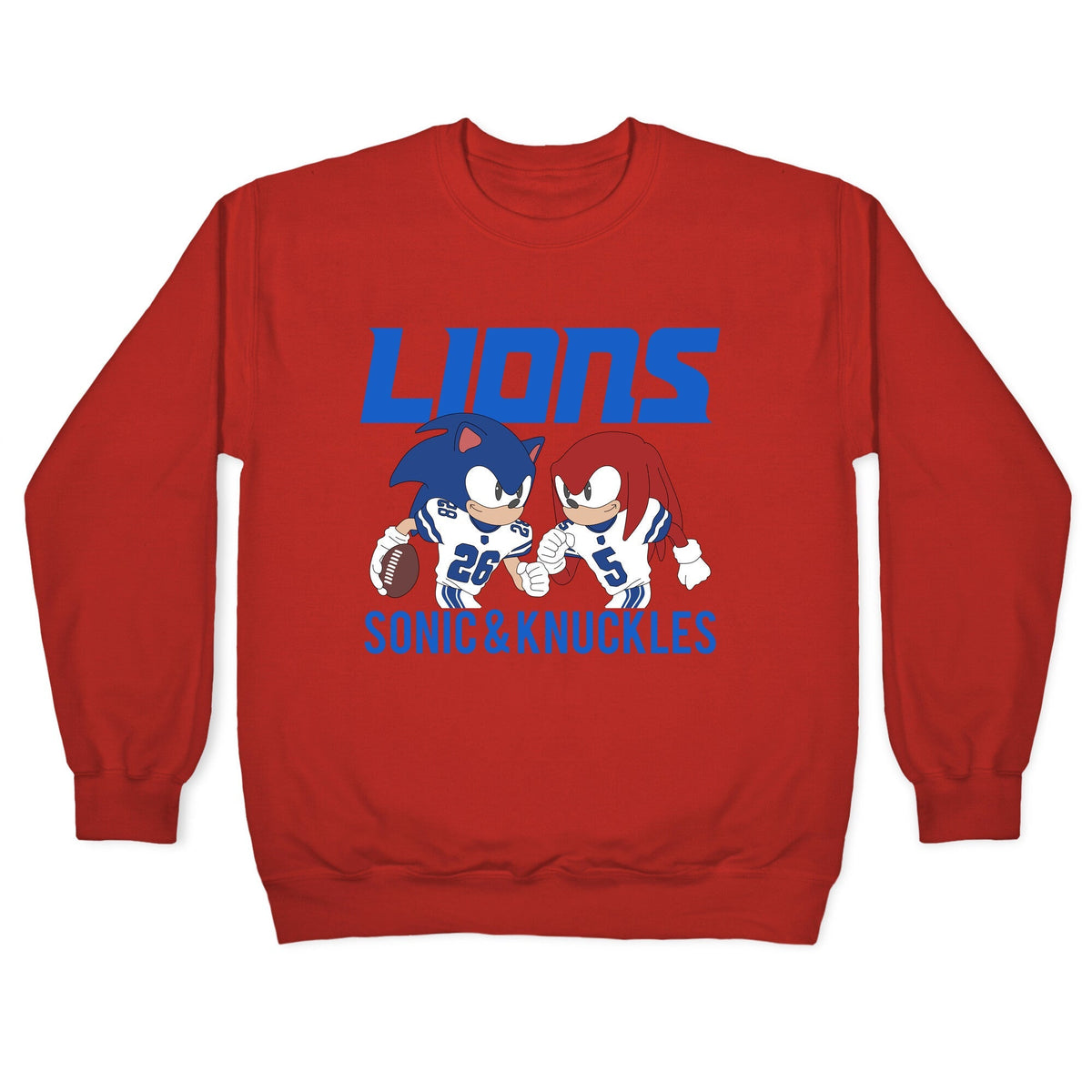 Lions Sonic and Knuckles Crewneck Unisex