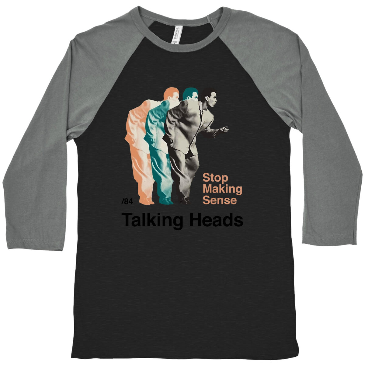 Talking Heads Band Baseball Tee Unisex