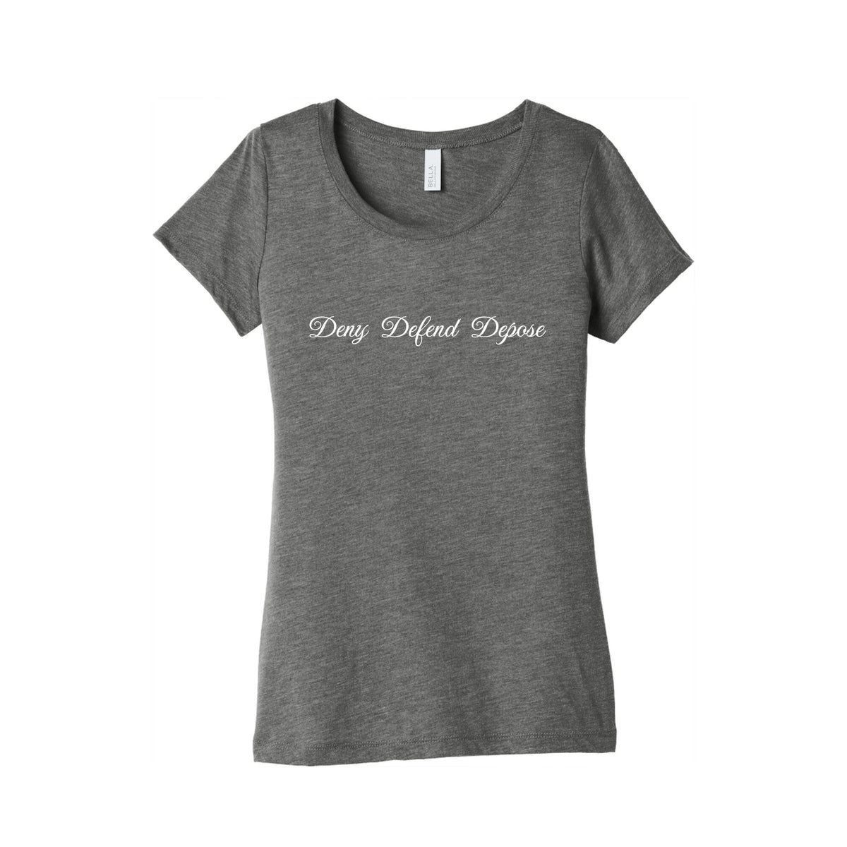 Deny Defend Depose 2 Womens Triblend Tee Unisex