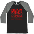 Deny Defend Depose Eat the CEOs Baseball Tee Unisex
