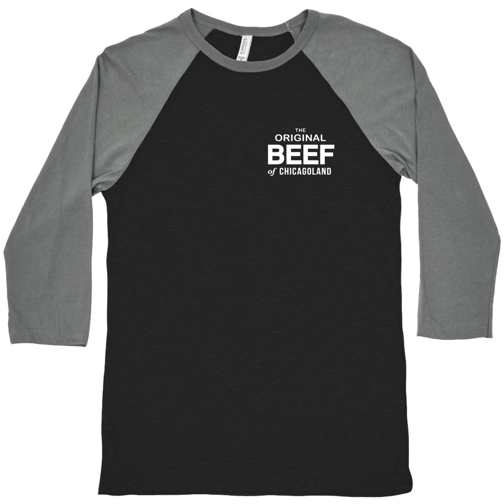 The Original Beef of Chicagoland Baseball Tee Unisex