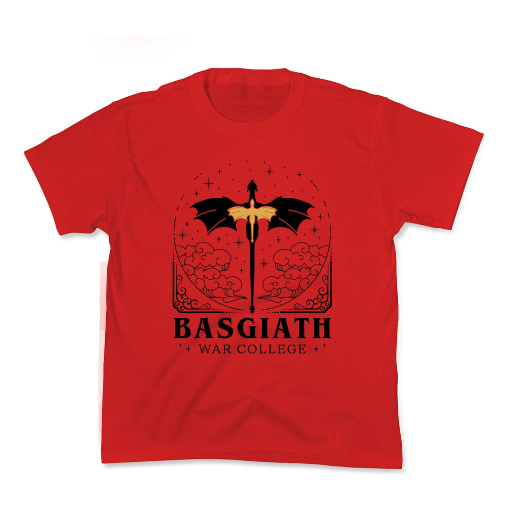 Fourth Wing Basgiath War College Kids Tee Unisex