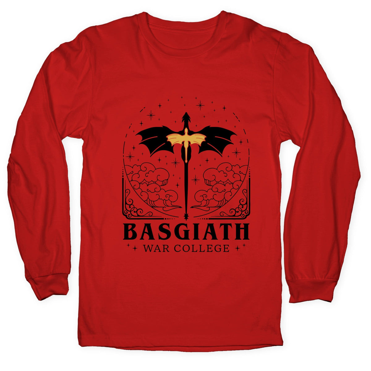 Fourth Wing Basgiath War College Longsleeve Tee Unisex