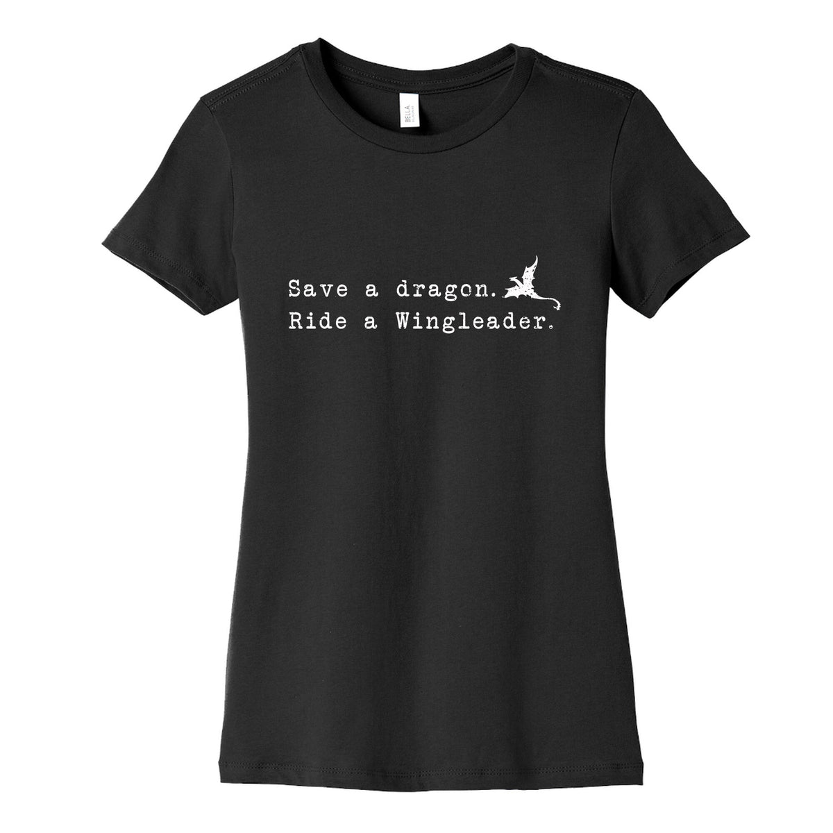 Fourth Wing Save a Dragon Womens Cotton Tee Unisex