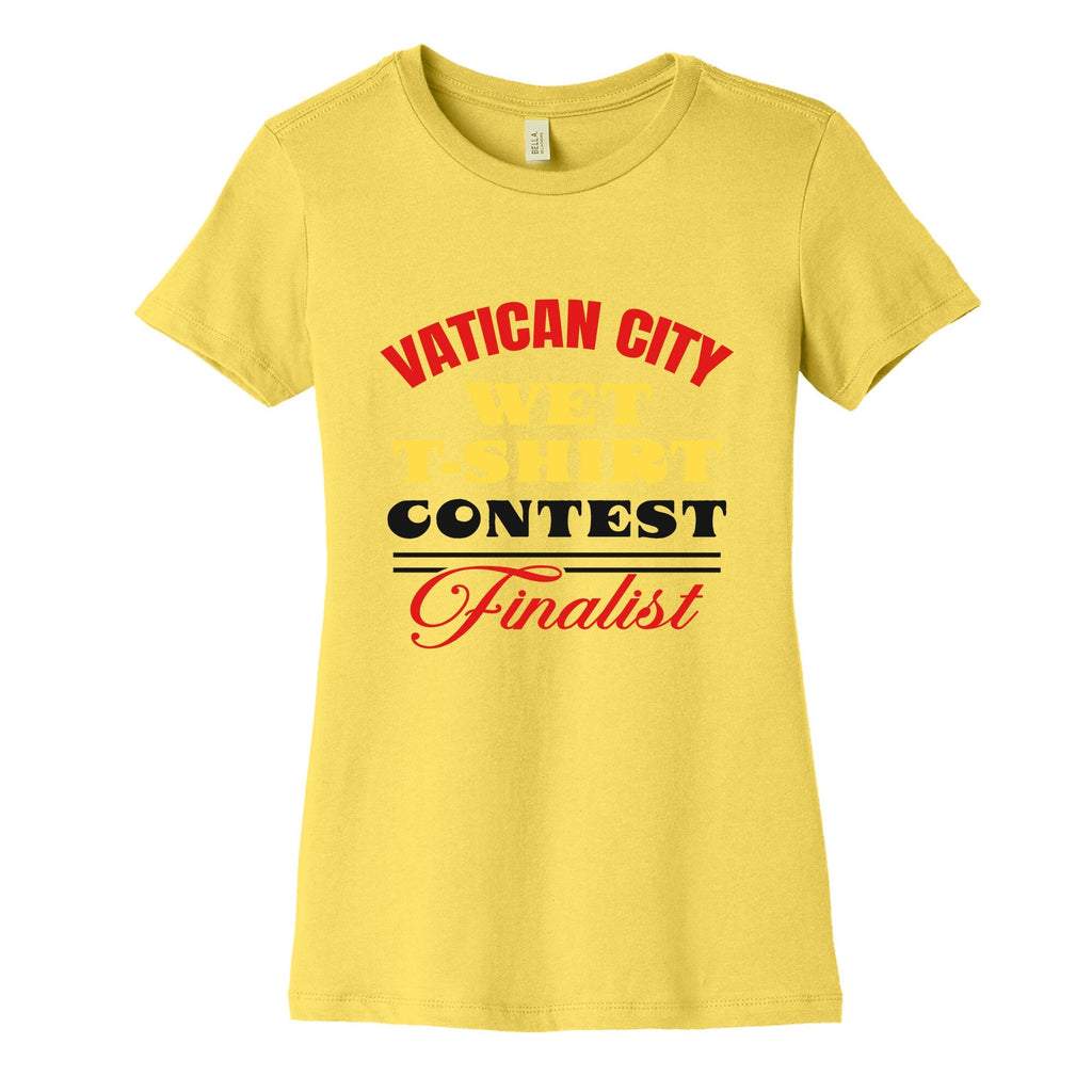 Vatican Wet T Shirt Contest Womens Cotton Tee Unisex