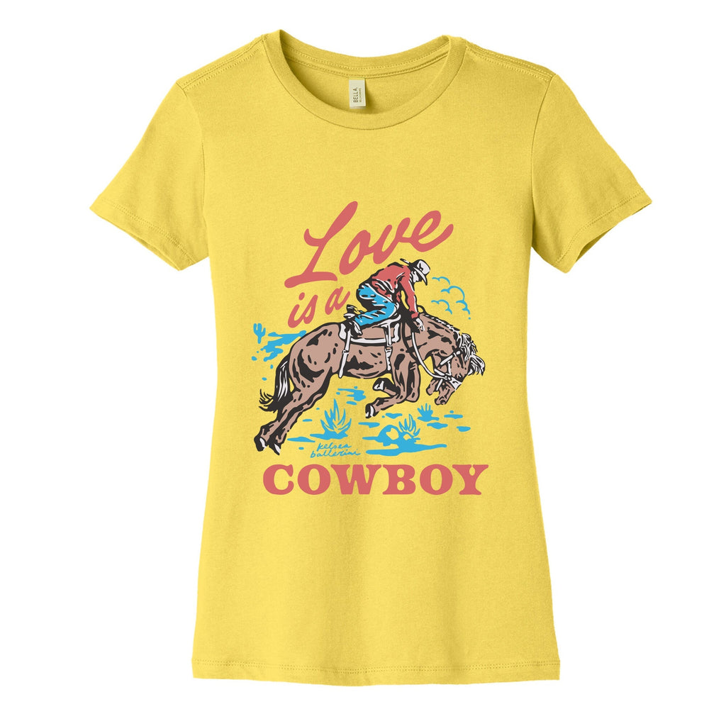 Kelsea Ballerini Love Is A Cowboy Womens Cotton Tee Unisex