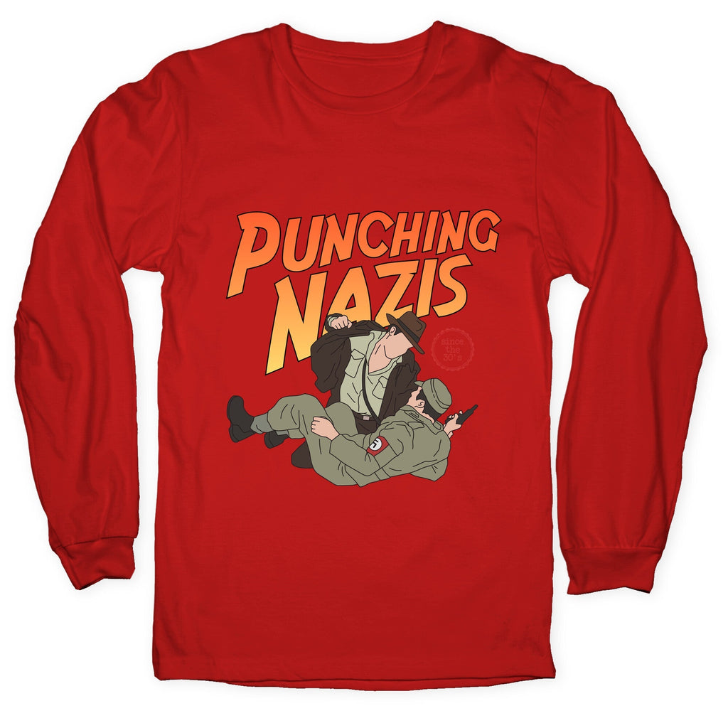 Punching Nazis Since 36 Longsleeve Tee Unisex