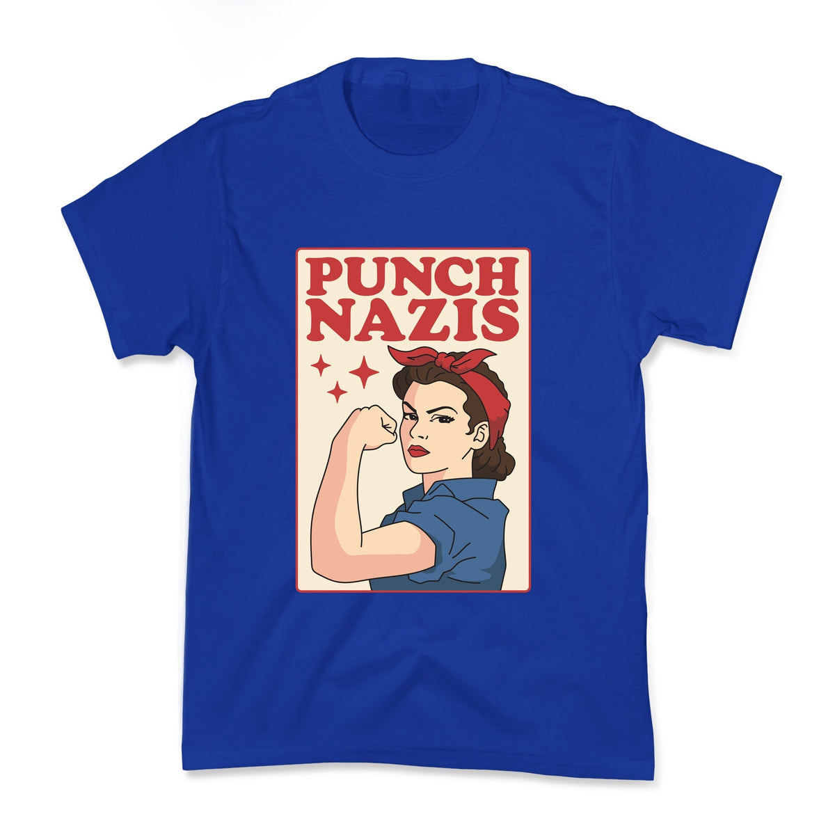 Punch Nazis Kids Tee Unisex