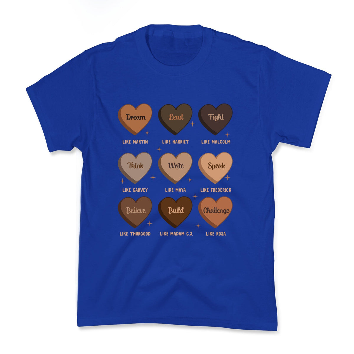 Celebrating Black History Leaders Kids Tee Unisex