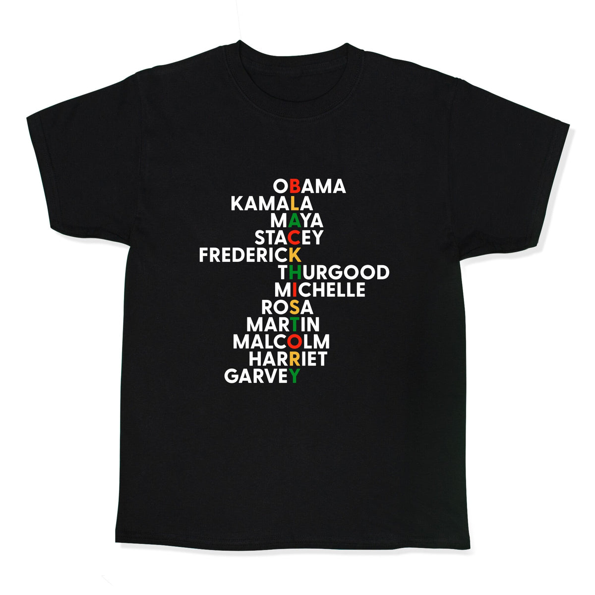 Black History Month Leaders Kids Tee Unisex