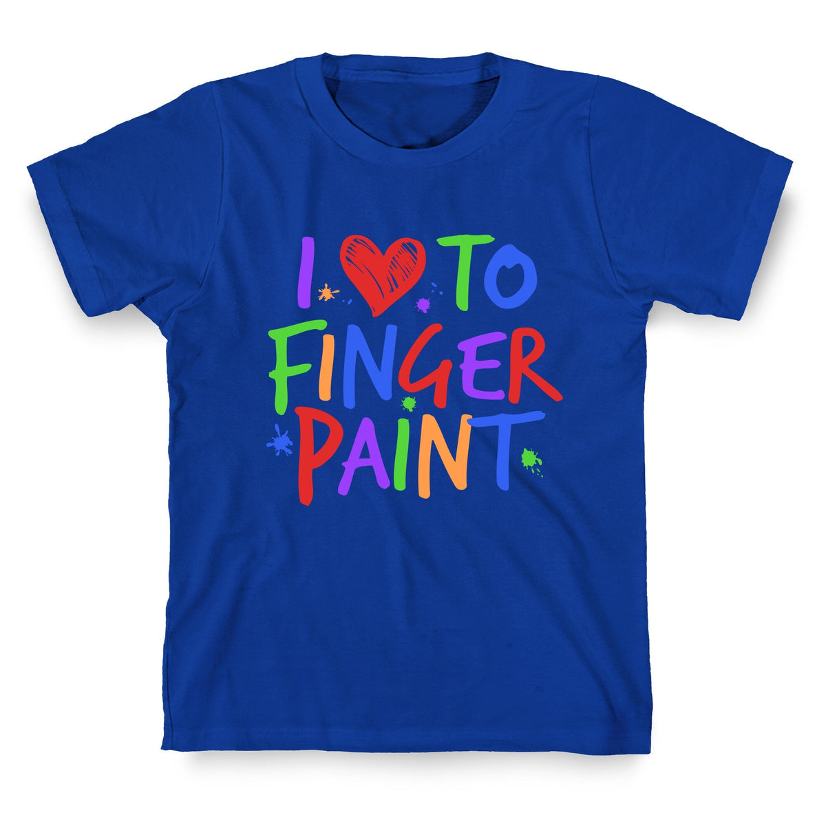 I Love To Finger Paint Couples 1 Unisex