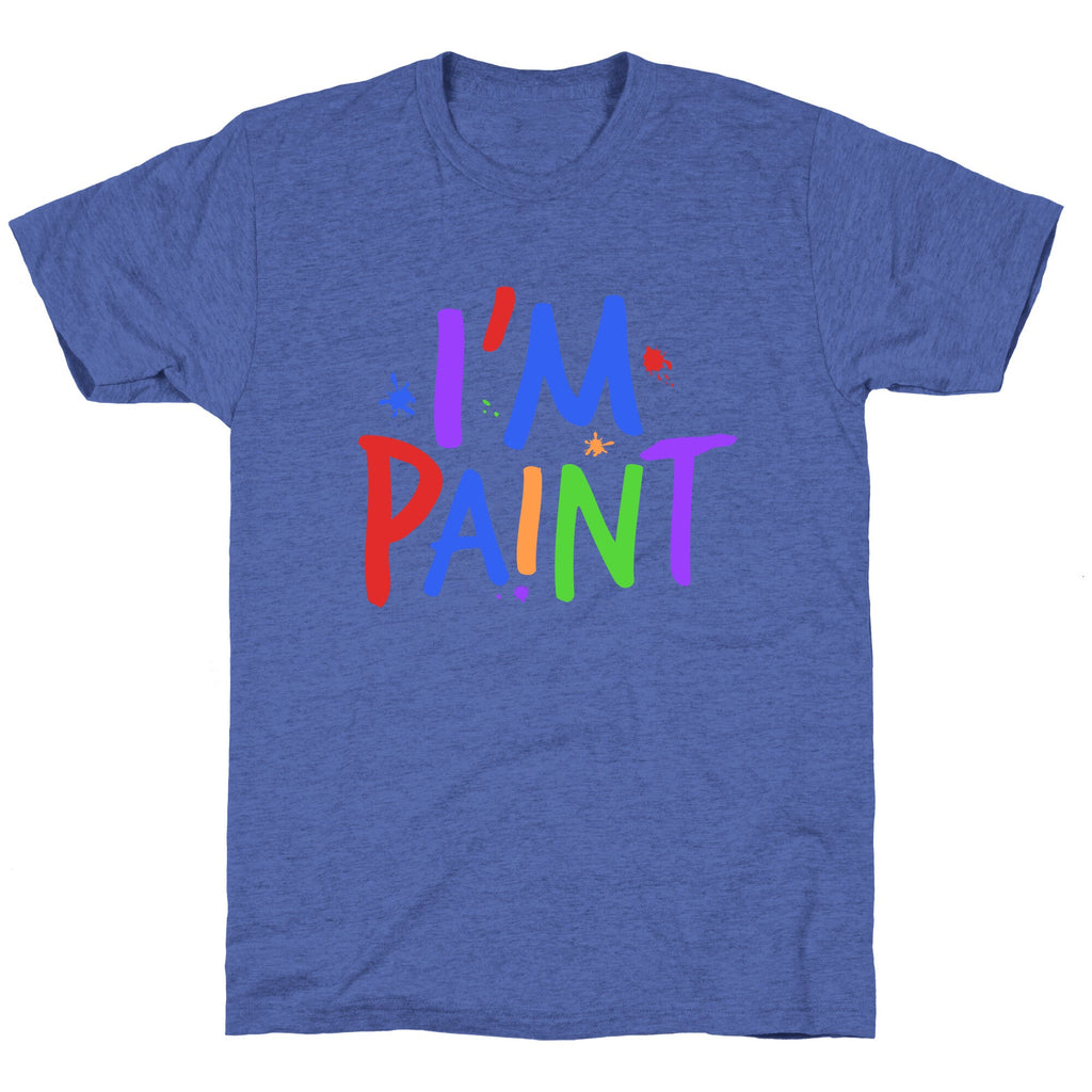 I Love To Finger Paint Couples 2 Unisex Triblend Tee Unisex