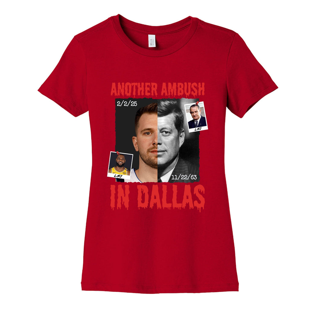 Another Ambush in Dallas Luka Lakers Womens Cotton Tee Unisex