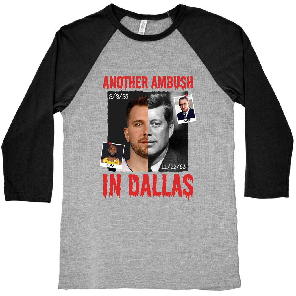 Another Ambush in Dallas Luka Lakers Baseball Tee Unisex