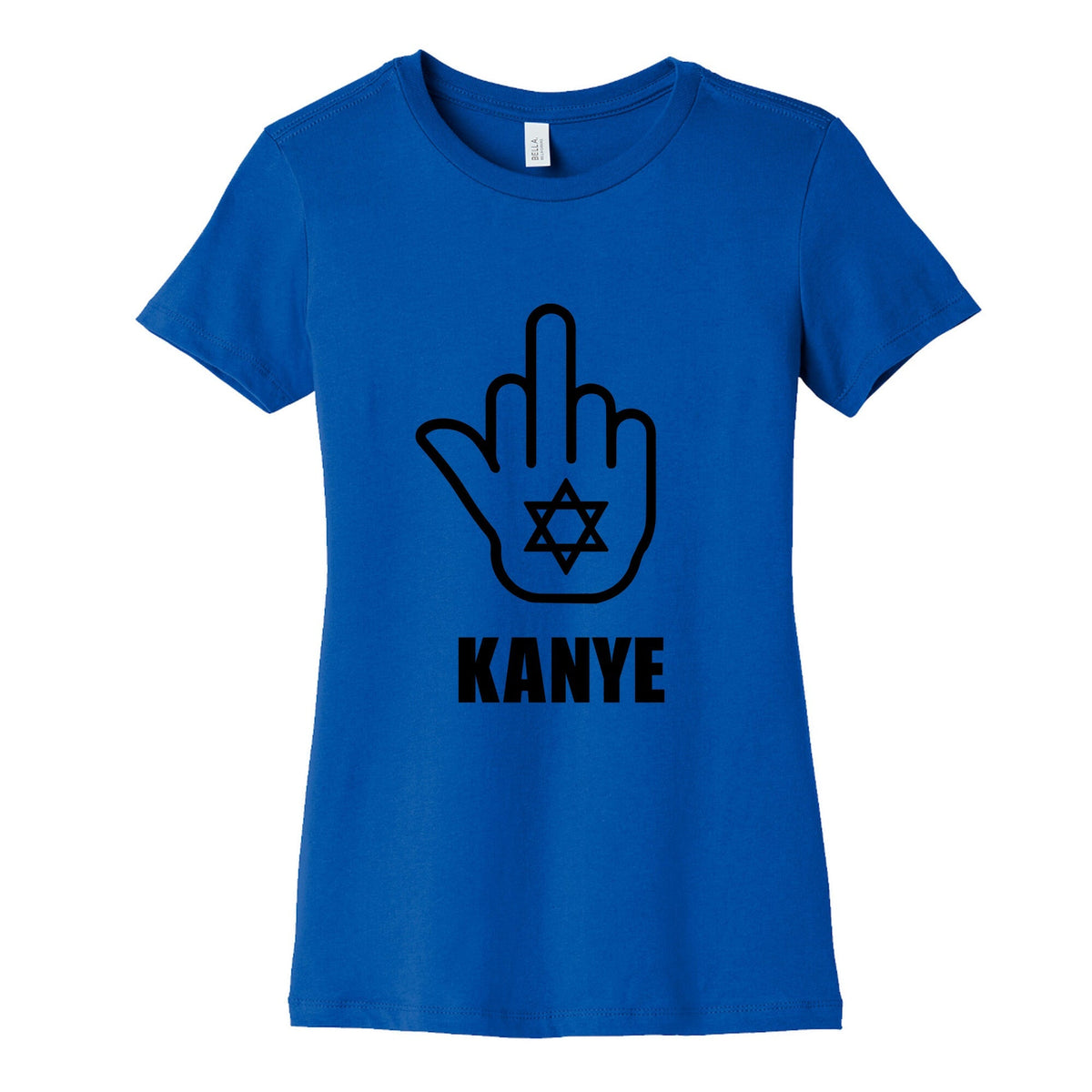 Middle Finger F Kanye Womens Cotton Tee Unisex
