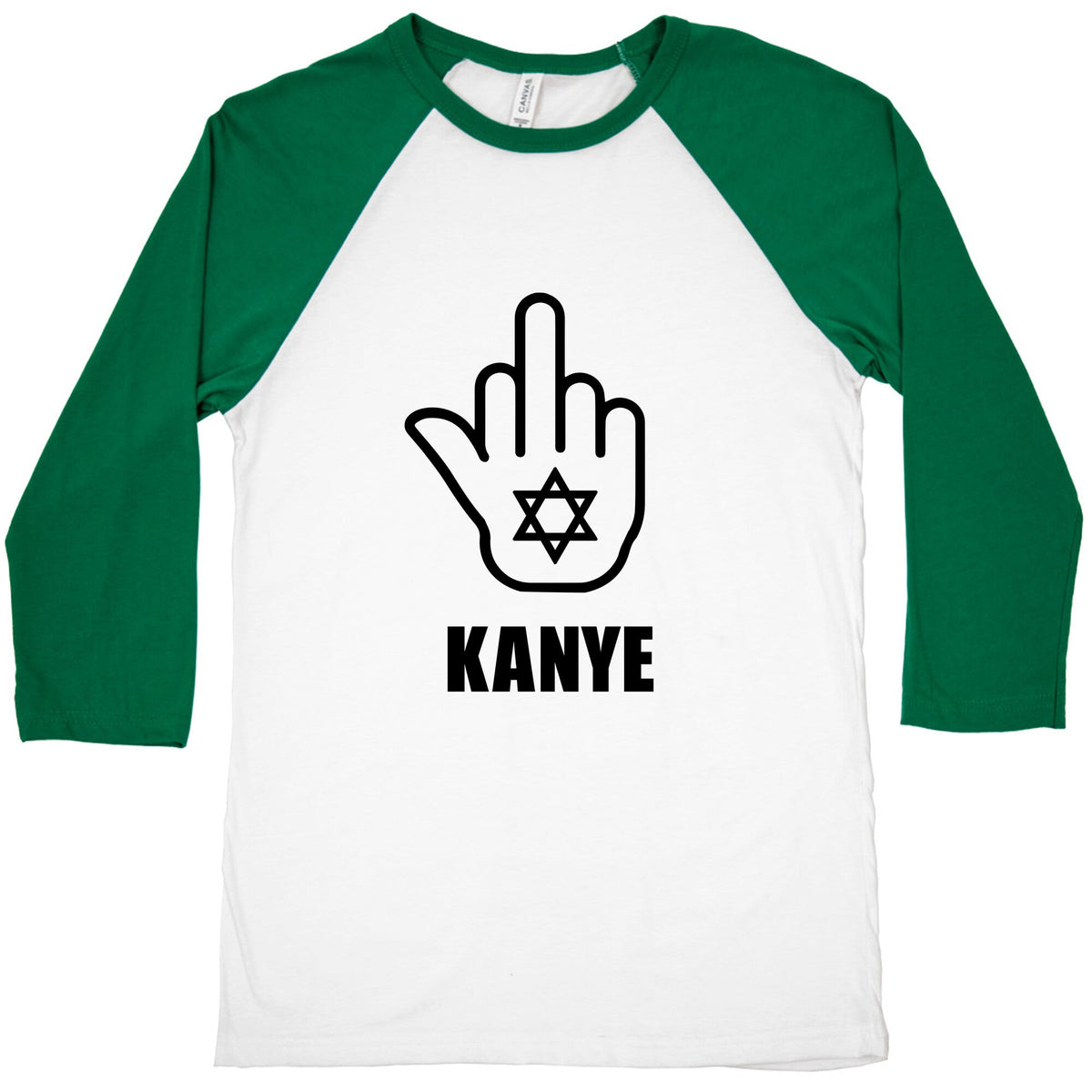 Middle Finger F Kanye Baseball Tee Unisex