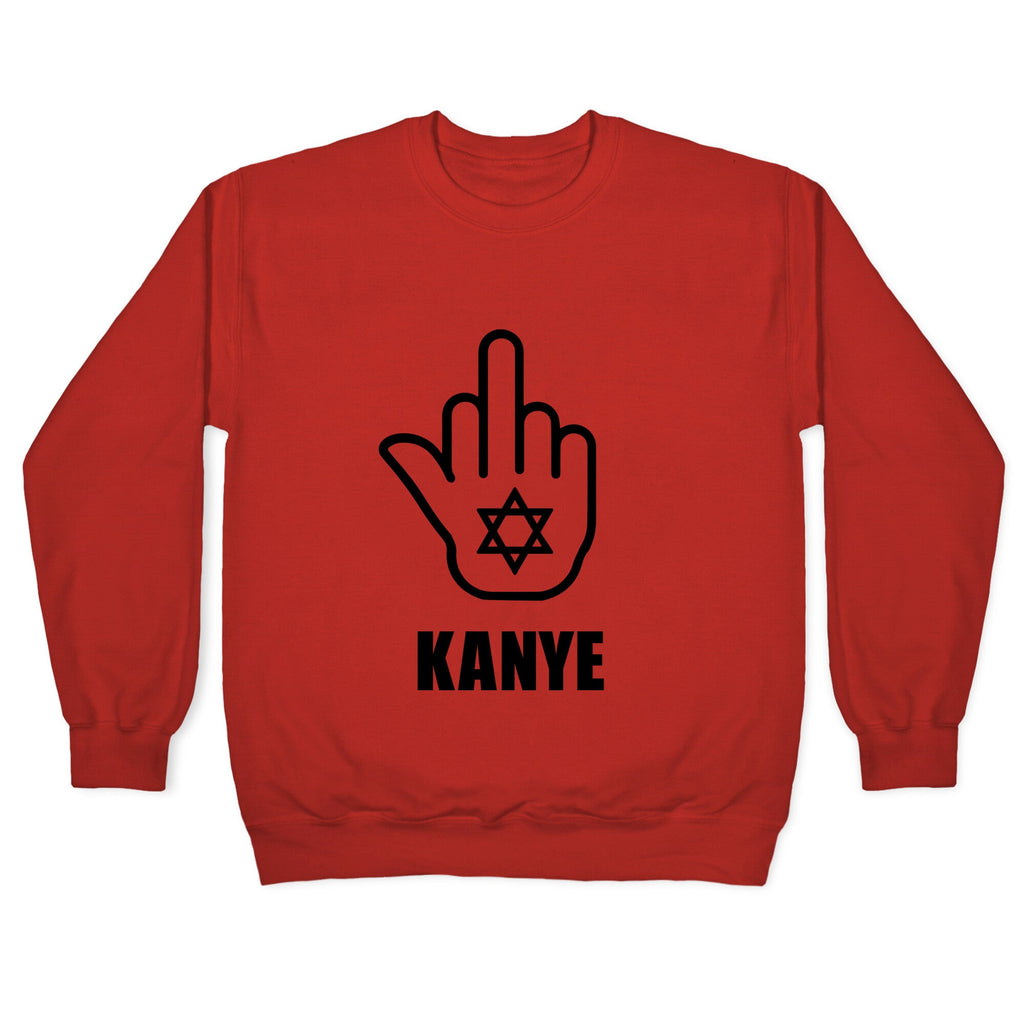 Middle Finger F Kanye Crewneck Unisex