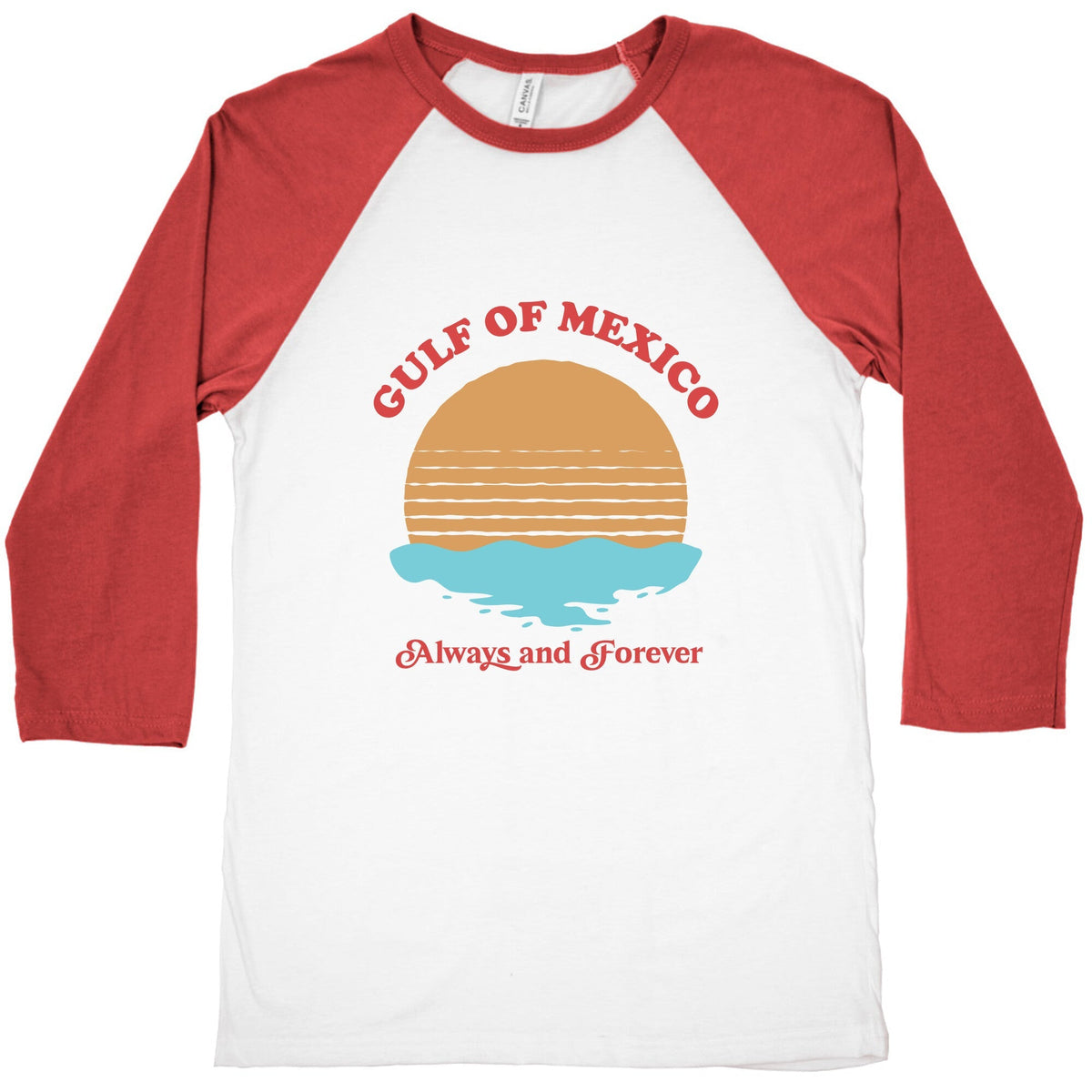 Gulf of Mexico Always Forever Baseball Tee Unisex