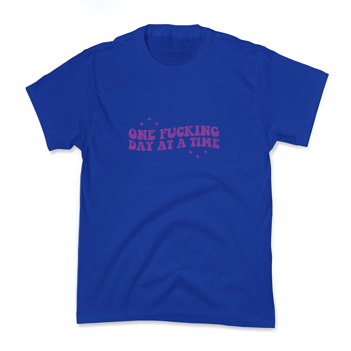 One Fucking Day At A Time Kids Tee Unisex