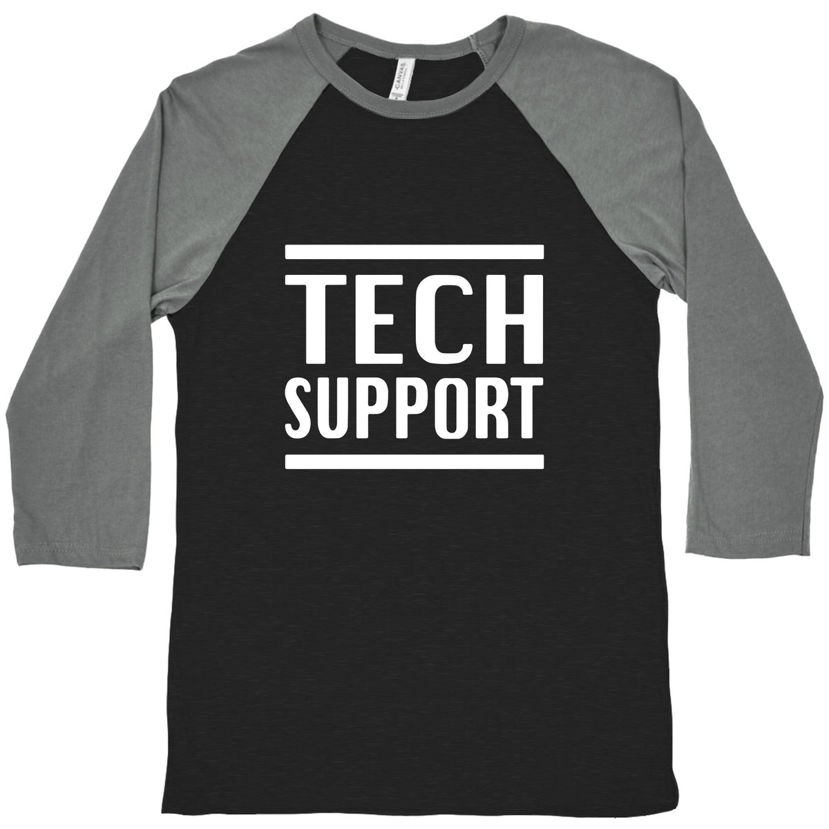 Elon Tech Support Baseball Tee Unisex