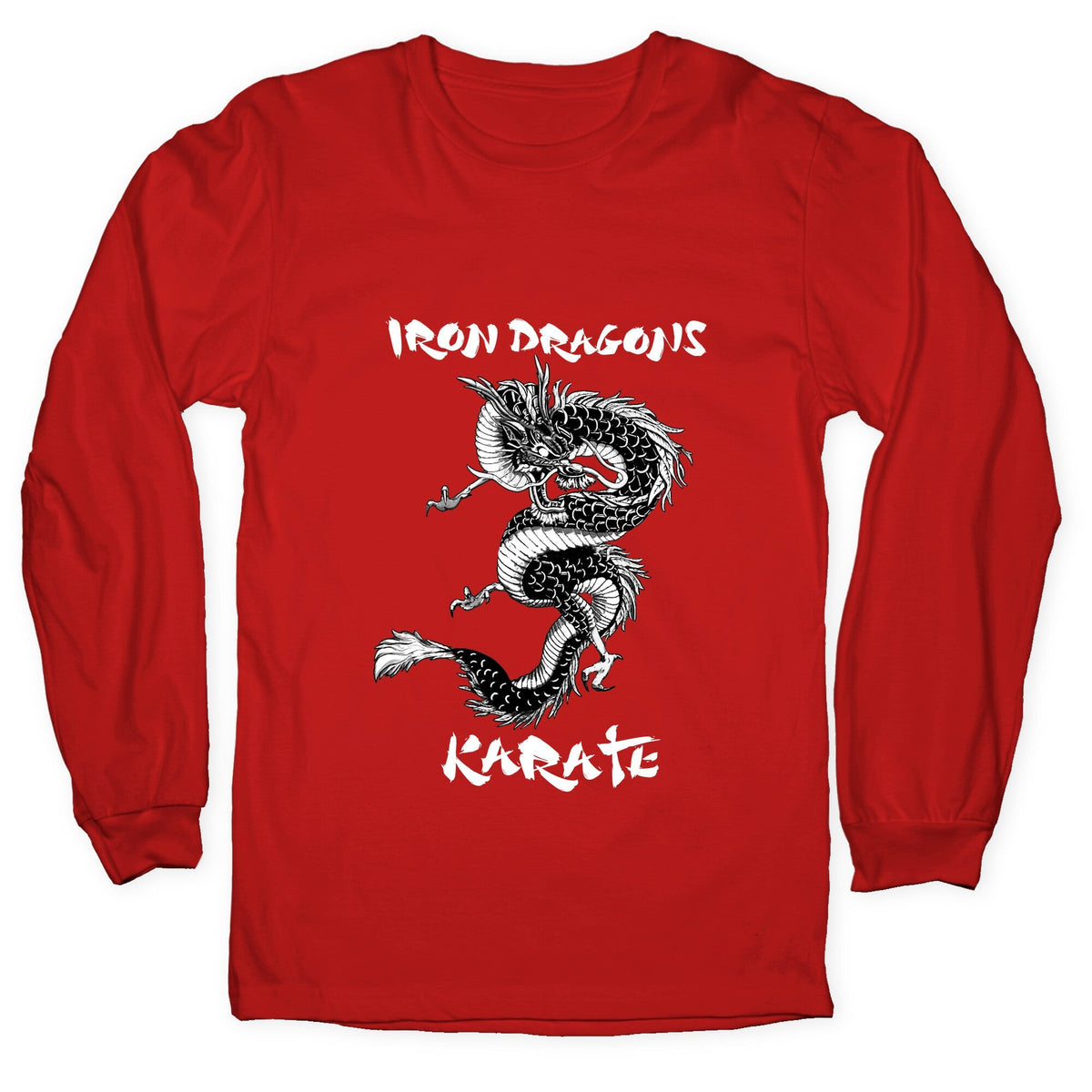 Iron Dragons Karate Longsleeve Tee Unisex