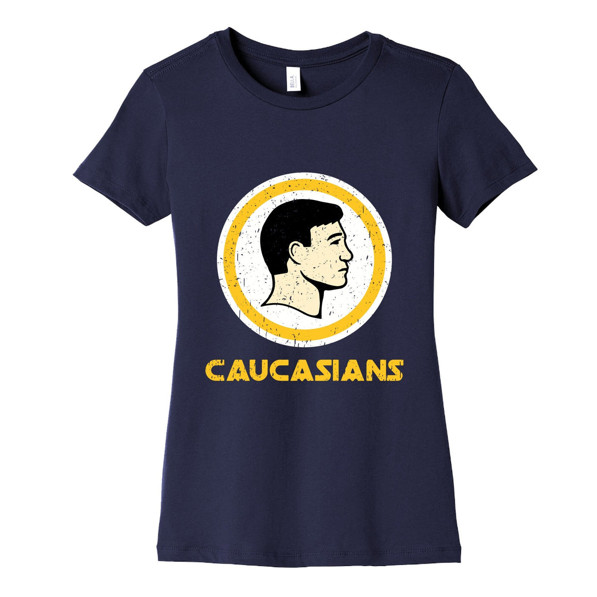 Caucasians Womens Cotton Tee Unisex