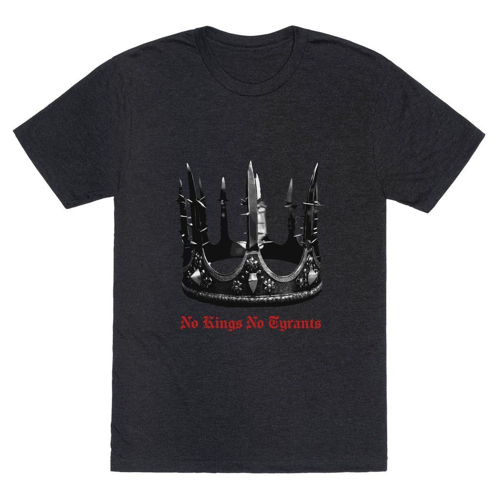 No Kings No Tyrants Crown Unisex Triblend Tee Unisex