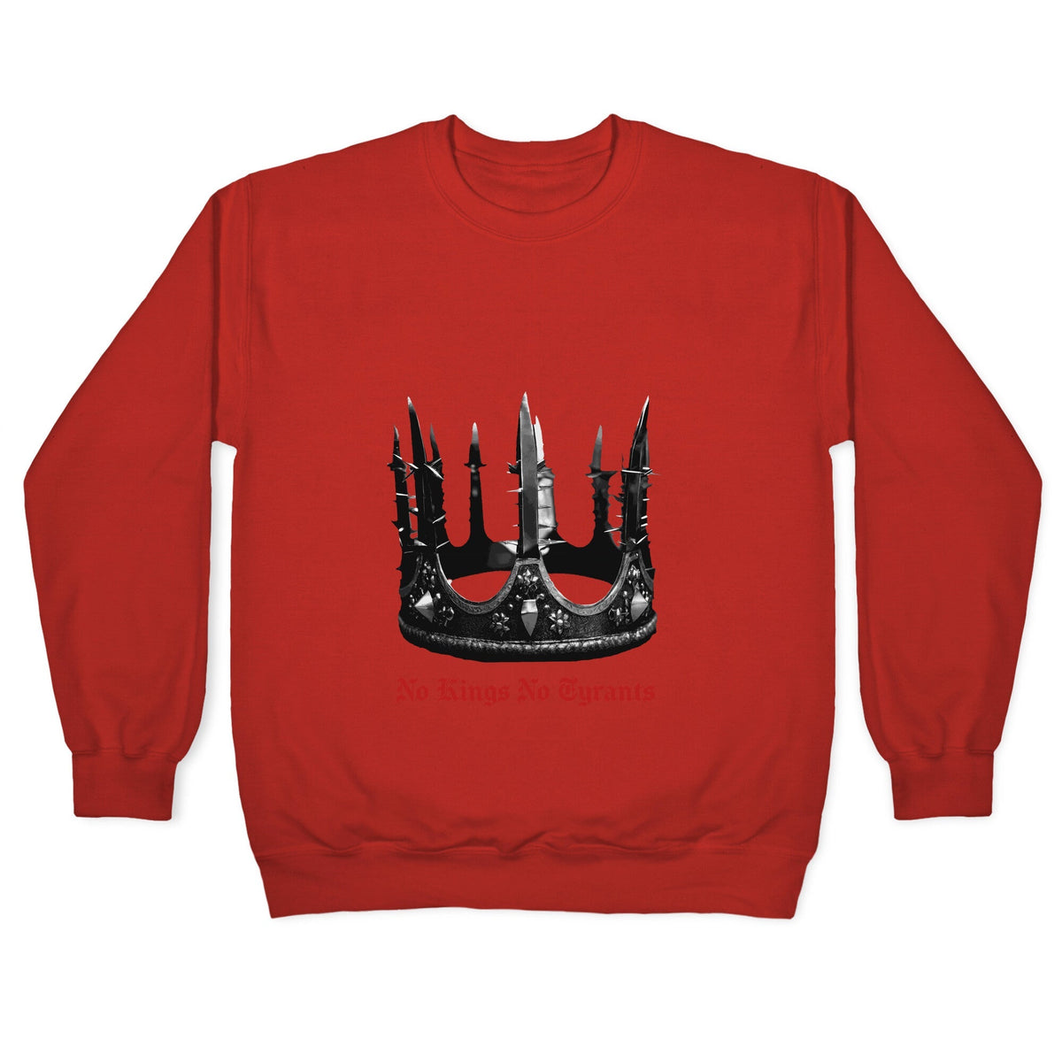 No Kings No Tyrants Crown Crewneck Unisex